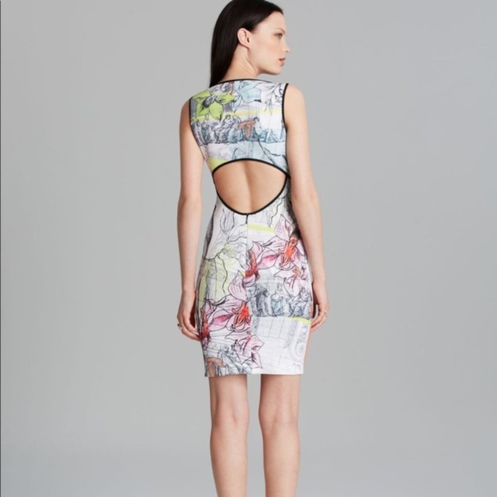Clover Canyon Floral Line Drawing Dress View 2